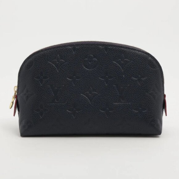 Louis Vuitton Monogram Empreinte Pochette Cosmetiqe Marine Rouge - Picture 1 of 7